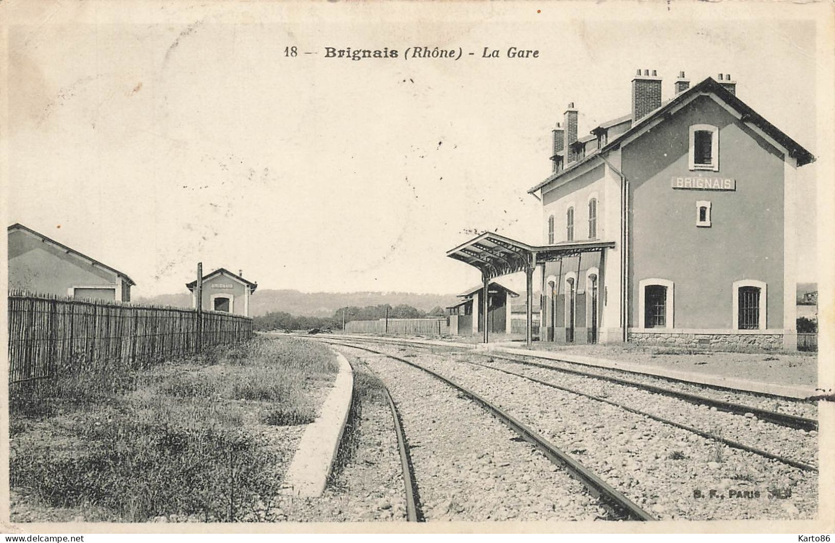 Brignais * Intérieur De La Gare * Ligne Chemin De Fer - Brignais