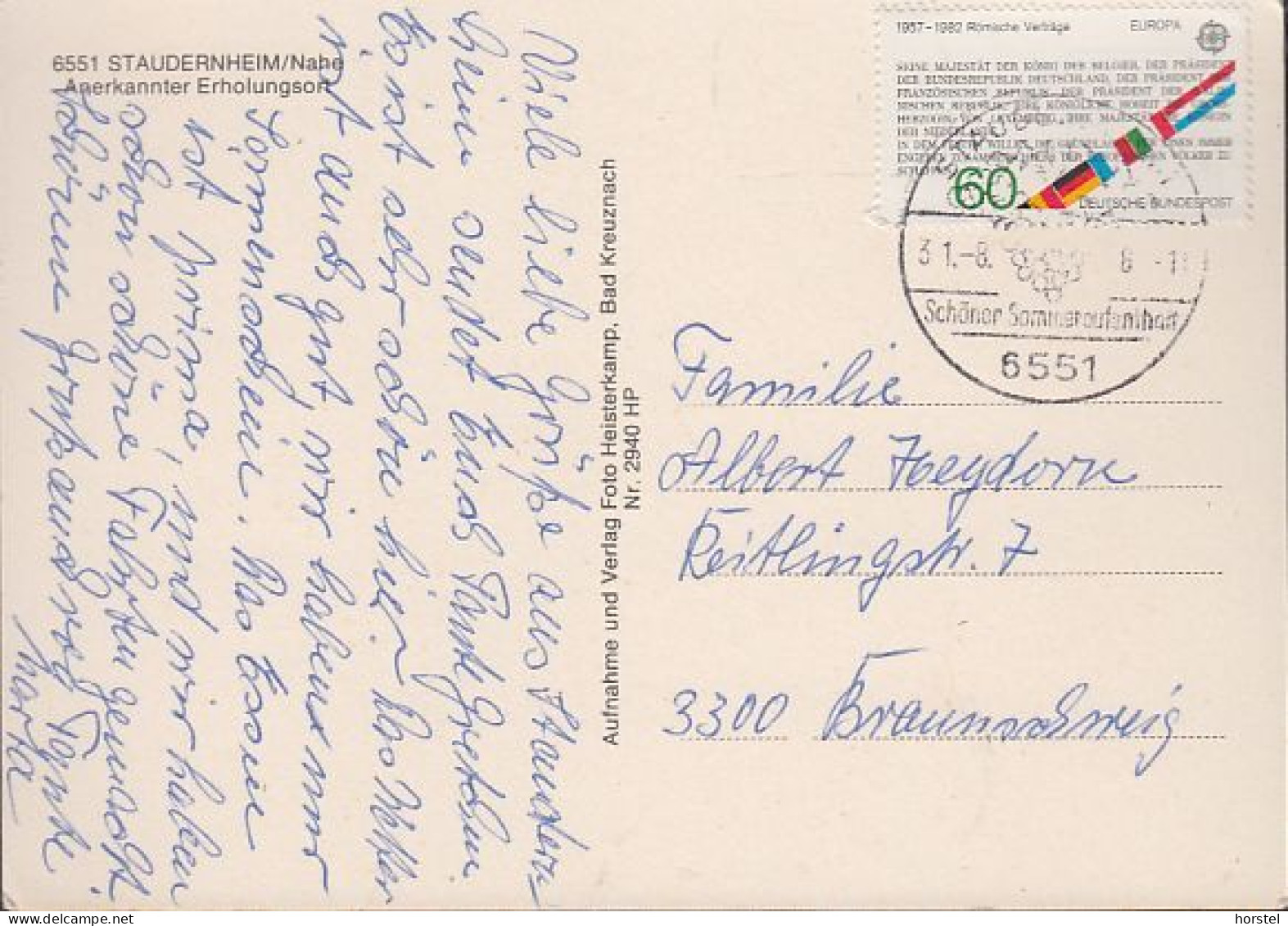 D-55568 Staudernheim - Alte Ansichten - Nice Stamp - Bad Sobernheim