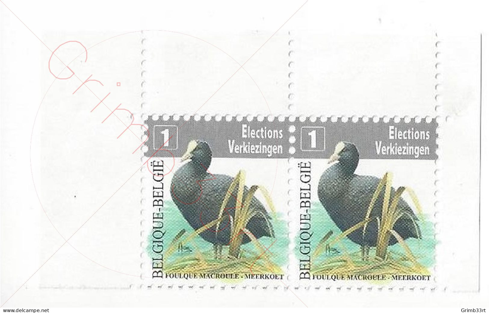 België Y/T 4042 - Verkiezingen - Elections - Deux Timbres - Neufs