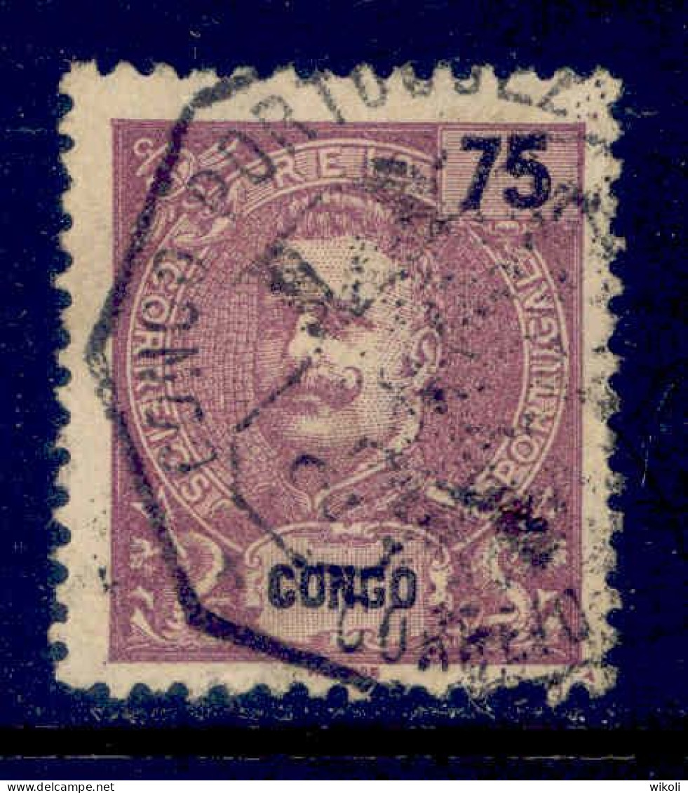 ! ! Congo - 1903 D. Carlos 75 R - Af. 50 - Used - Congo Portoghese