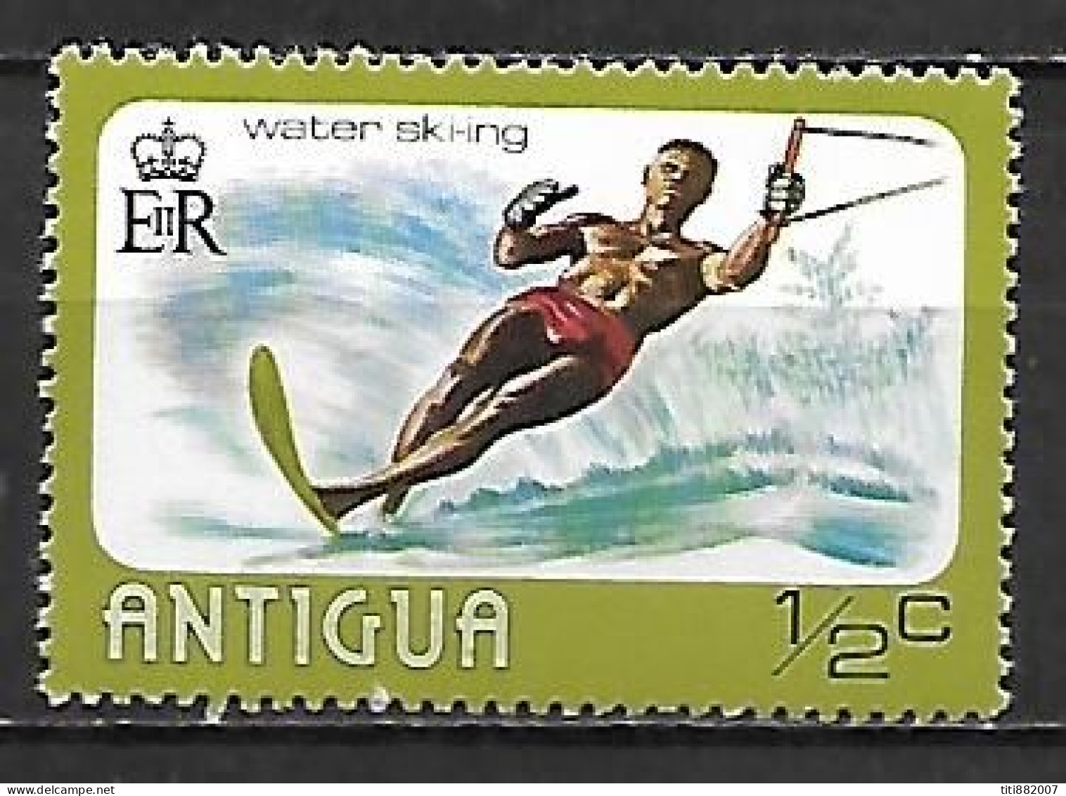 ANTIGUA     -    SKI   NAUTIQUE    -     .  Neuf * - Water-skiing