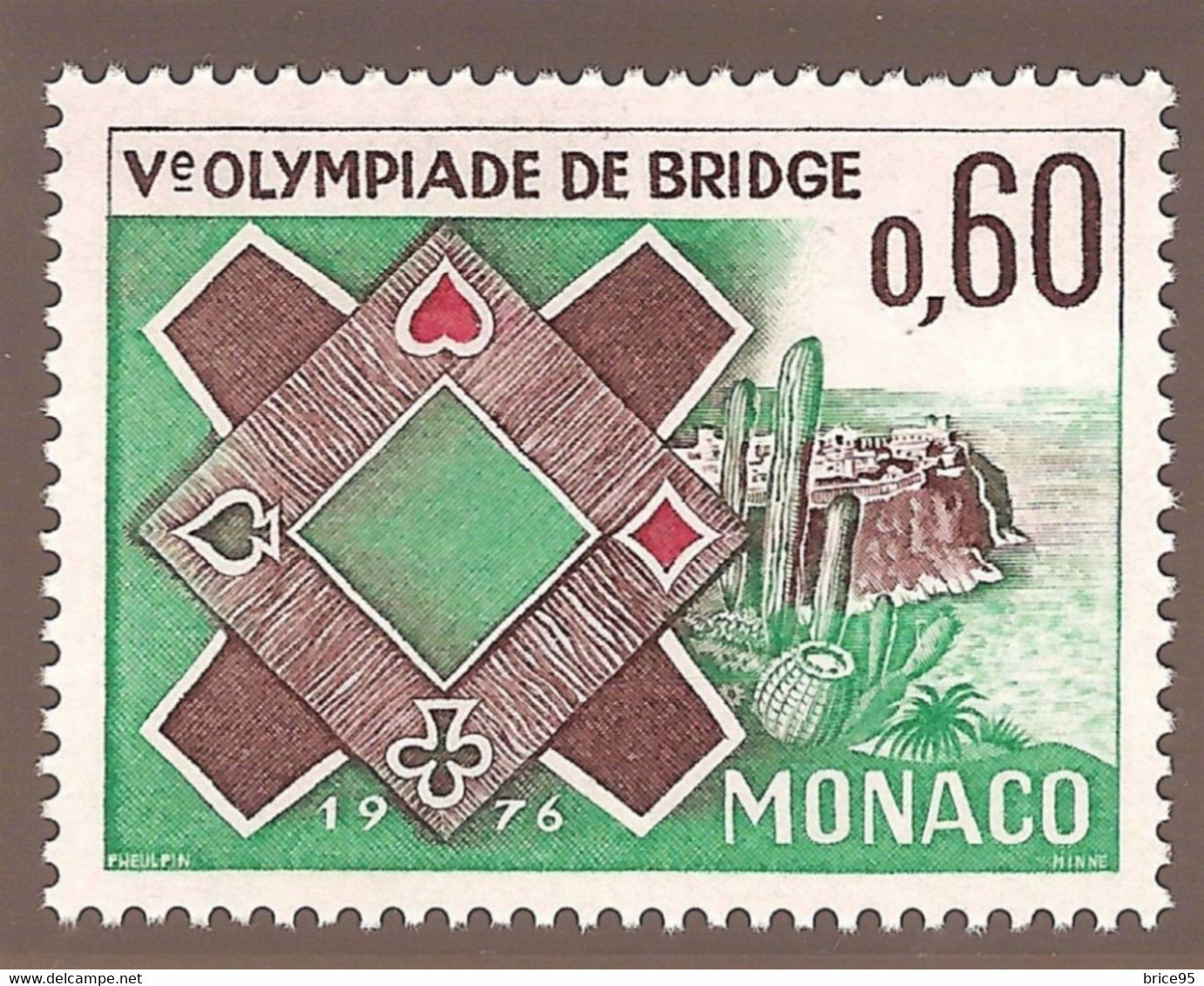 Monaco - Yt N° 1052 ** - Neuf Sans Charnière - 1976 - Nuovi
