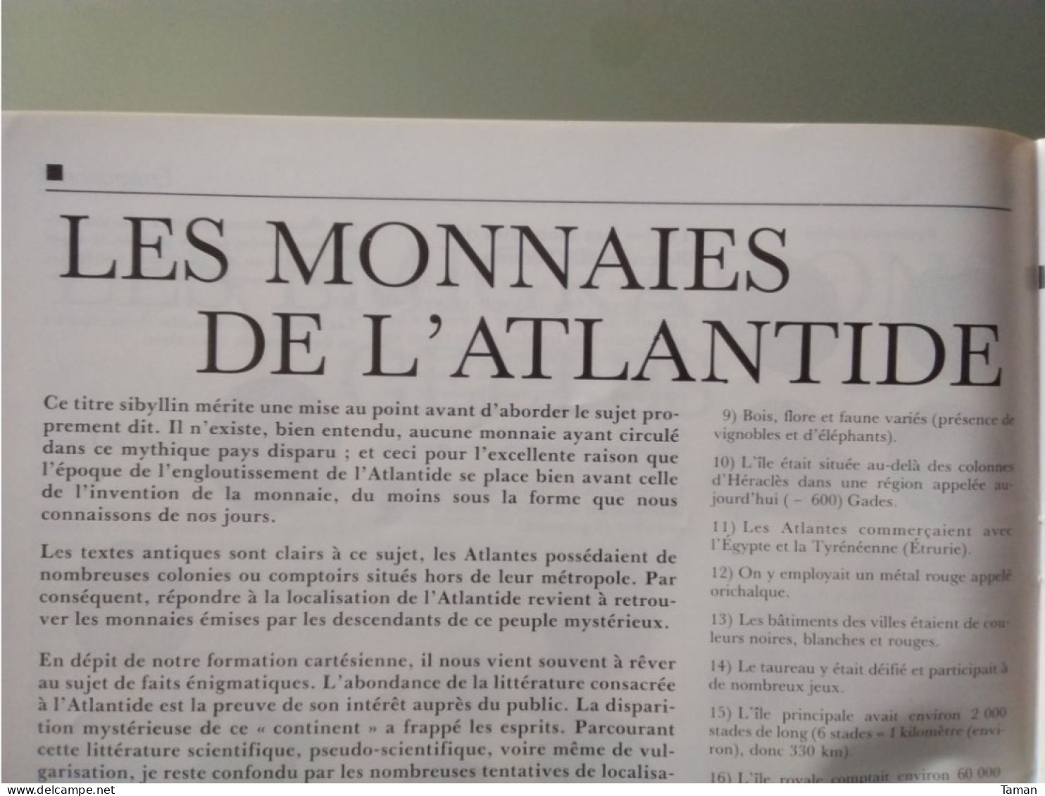 Numismatique & change - Louis XIV - Emigrations celtes - Monnaies Atlantide - Fausses monnaies - Canal de Panama