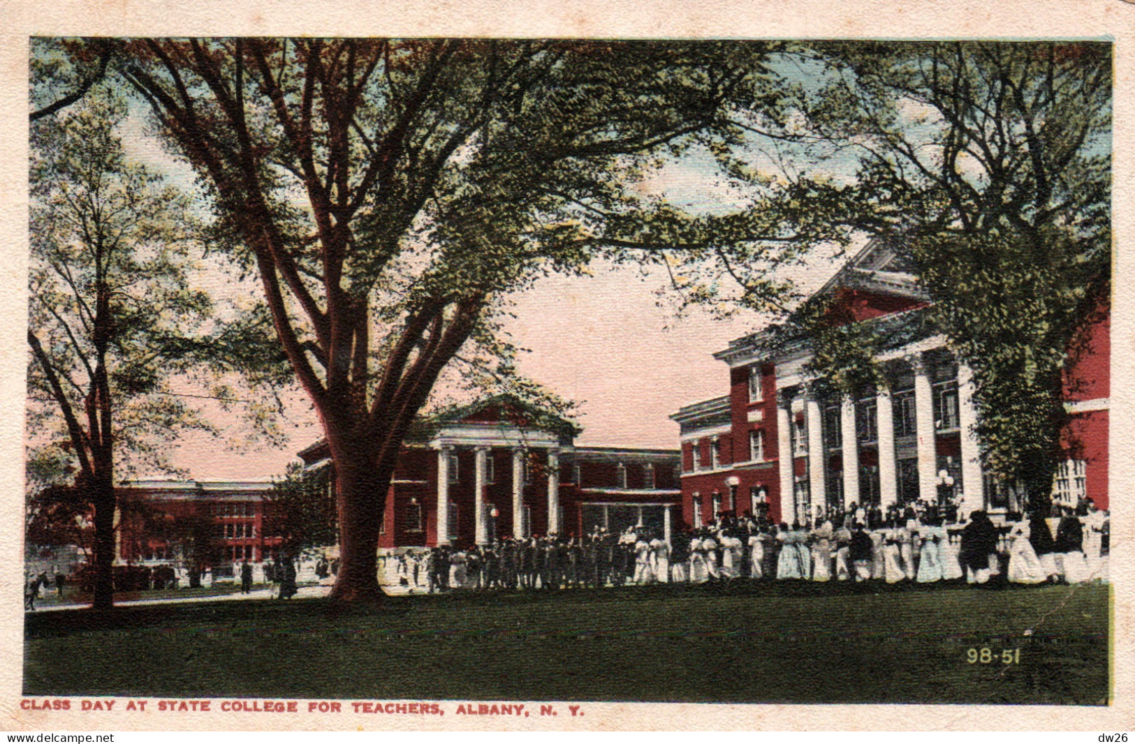 Class Day At State College For Teachers, Albany 1919, N.Y. - Valentine-Souvenir Co. - Albany
