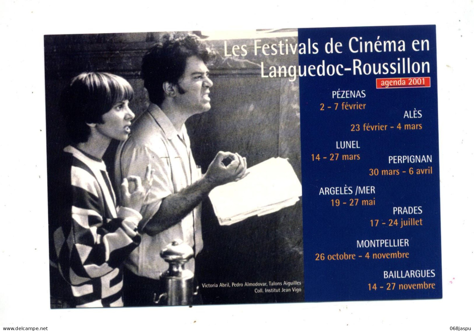 Carte Festival Cinema - Languedoc-Roussillon