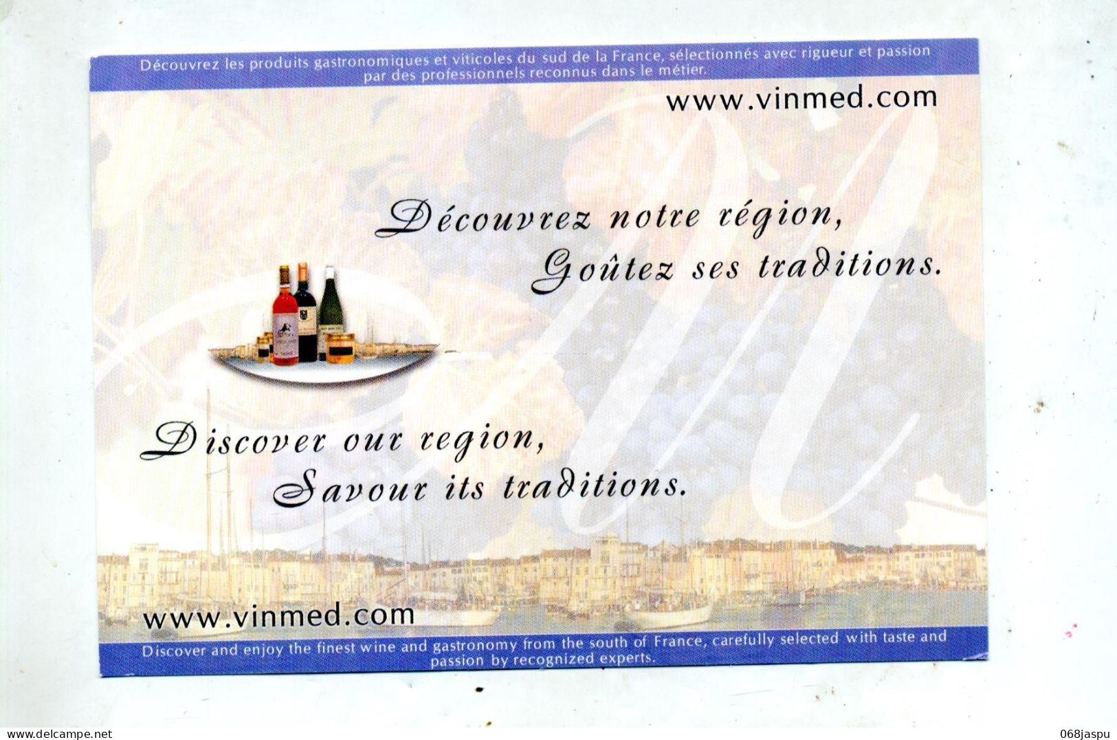 Carte Decouvrez Region Tradition  Vin - Languedoc-Roussillon