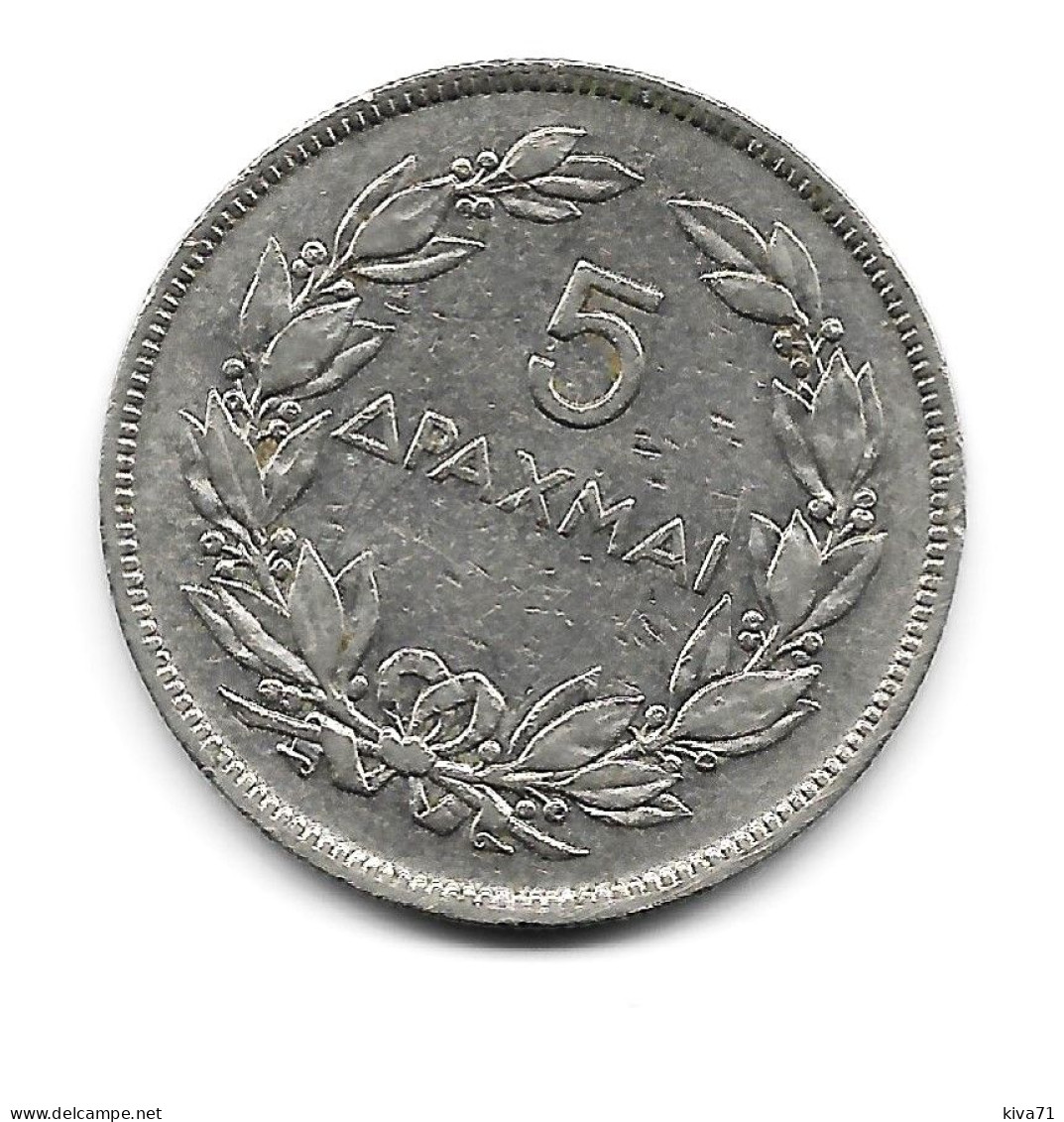 5 Drachmai "   GRECE " 1930  TTB - Grèce