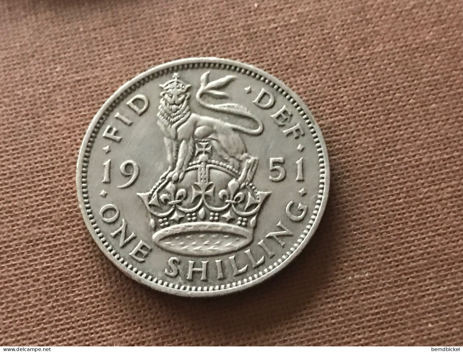 Münze Münzen Umlaufmünze Großbritannien 1 Shilling 1951 Englisches Wappen - I. 1 Shilling