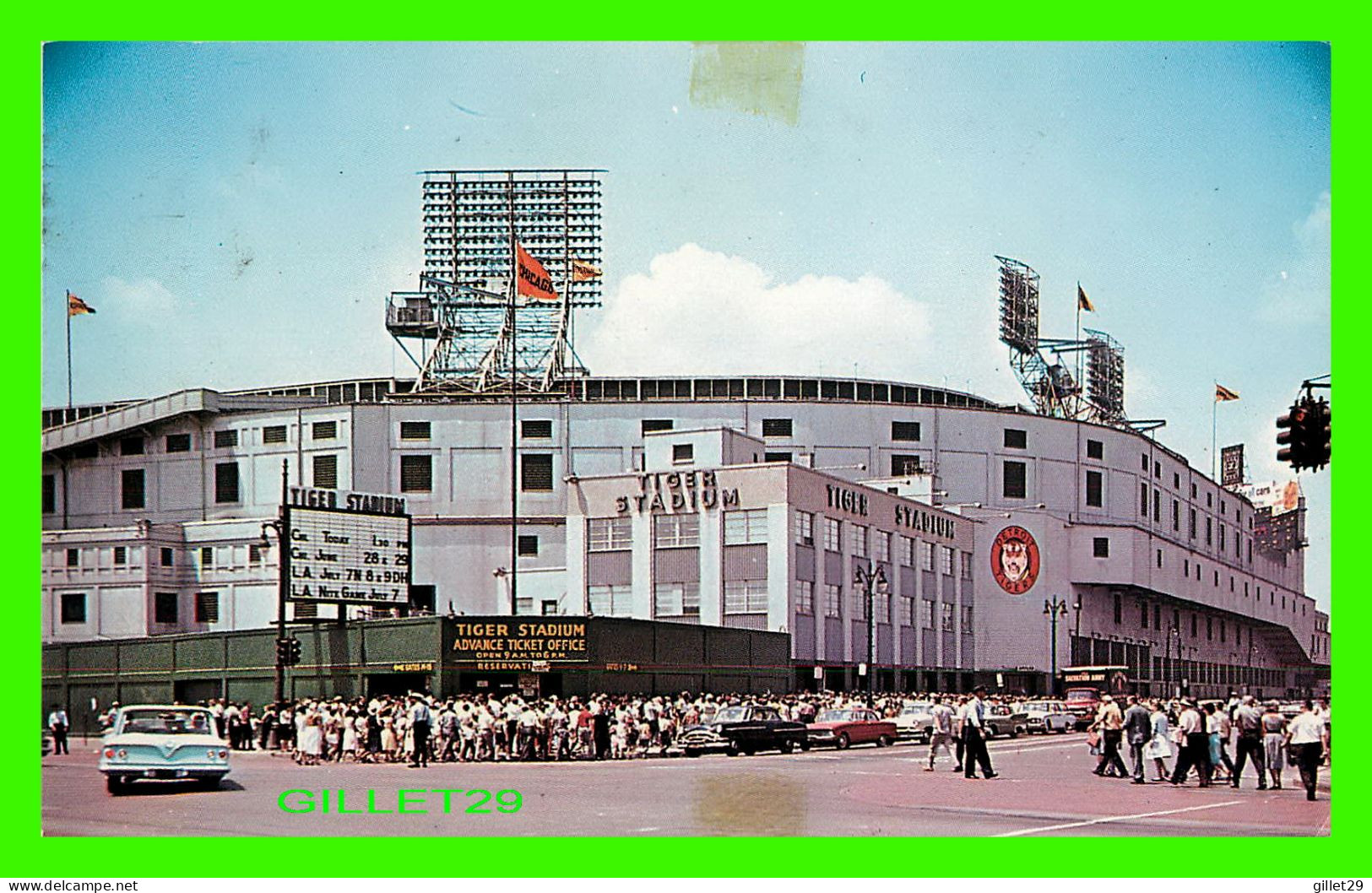 DETROIT, MI - TIGER STADIUM, MICHIGAN AT TRUMBULL - TRAVEL IN 1962 - PHOTO BY DAVID L. GUNN - - Detroit