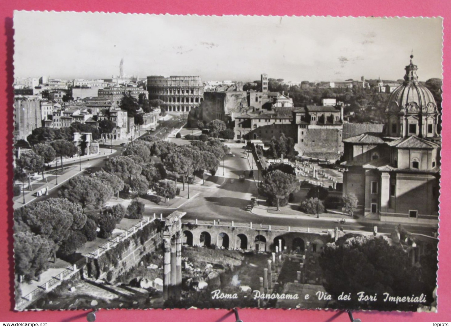 Italie - Roma - Panorama E Via Dei Fori Imperiali - Très Bon état - 1962 - Panoramic Views