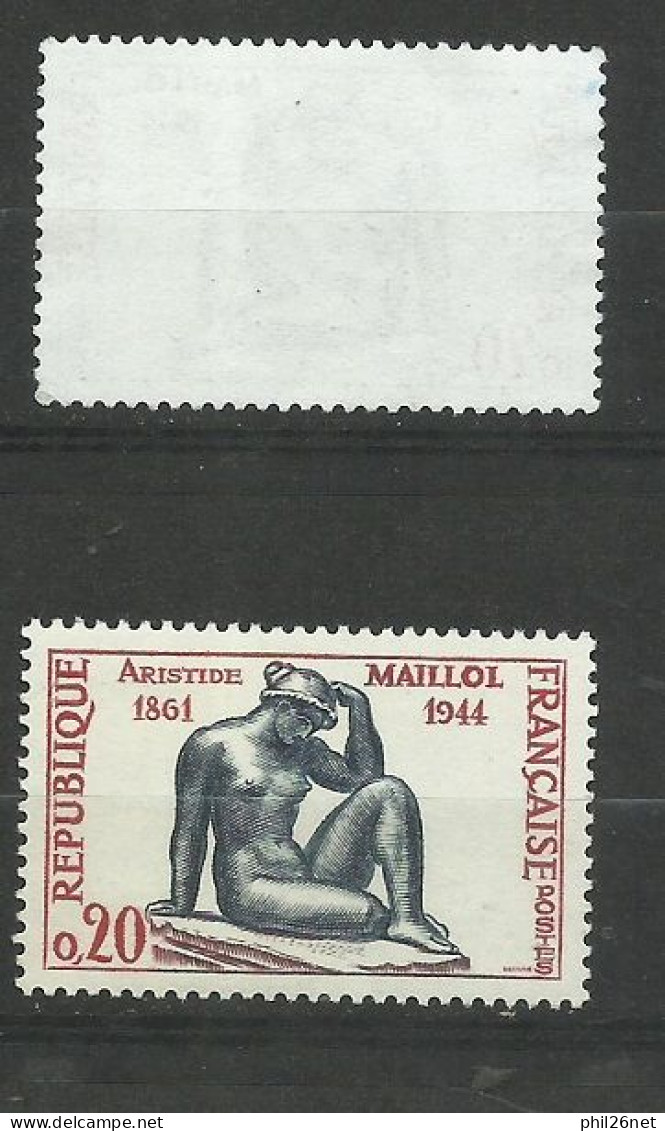 France N°1281 Maillol  Orange Et Gris  Neuf  ( * ) B/TB  Timbre Type Sur Les Scans Pour Comparer Soldé ! ! ! - Ungebraucht