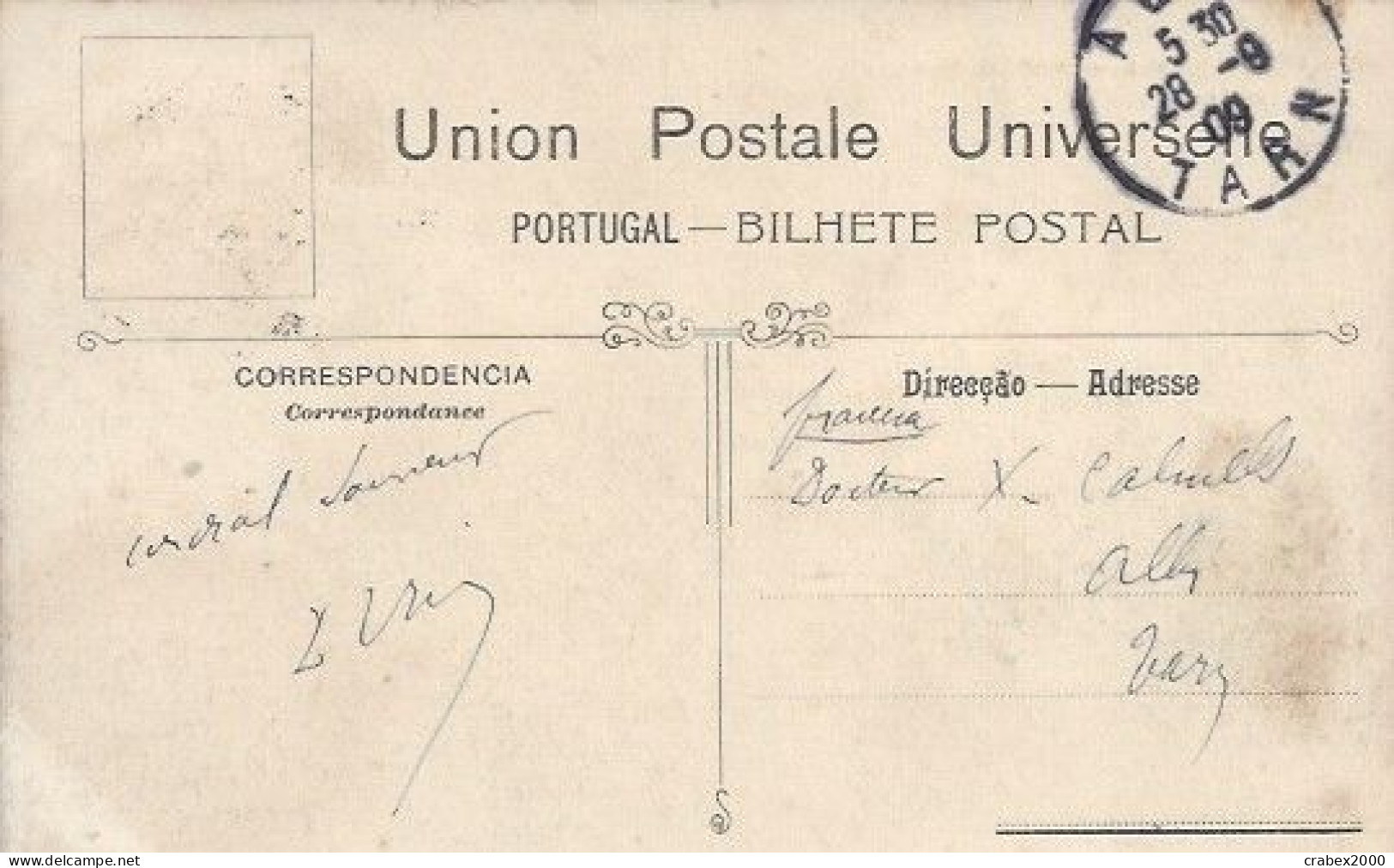 Y&T N°129 LISBONE Vers   FRANCE 1909 - Unused Stamps