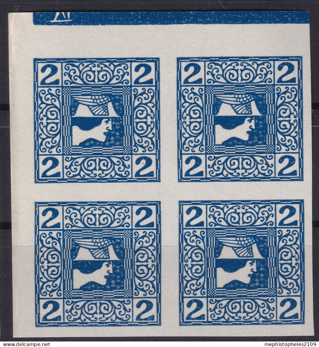 AUSTRIA 1910 - MNH - ANK 157z - Block Of 4 - Ongebruikt