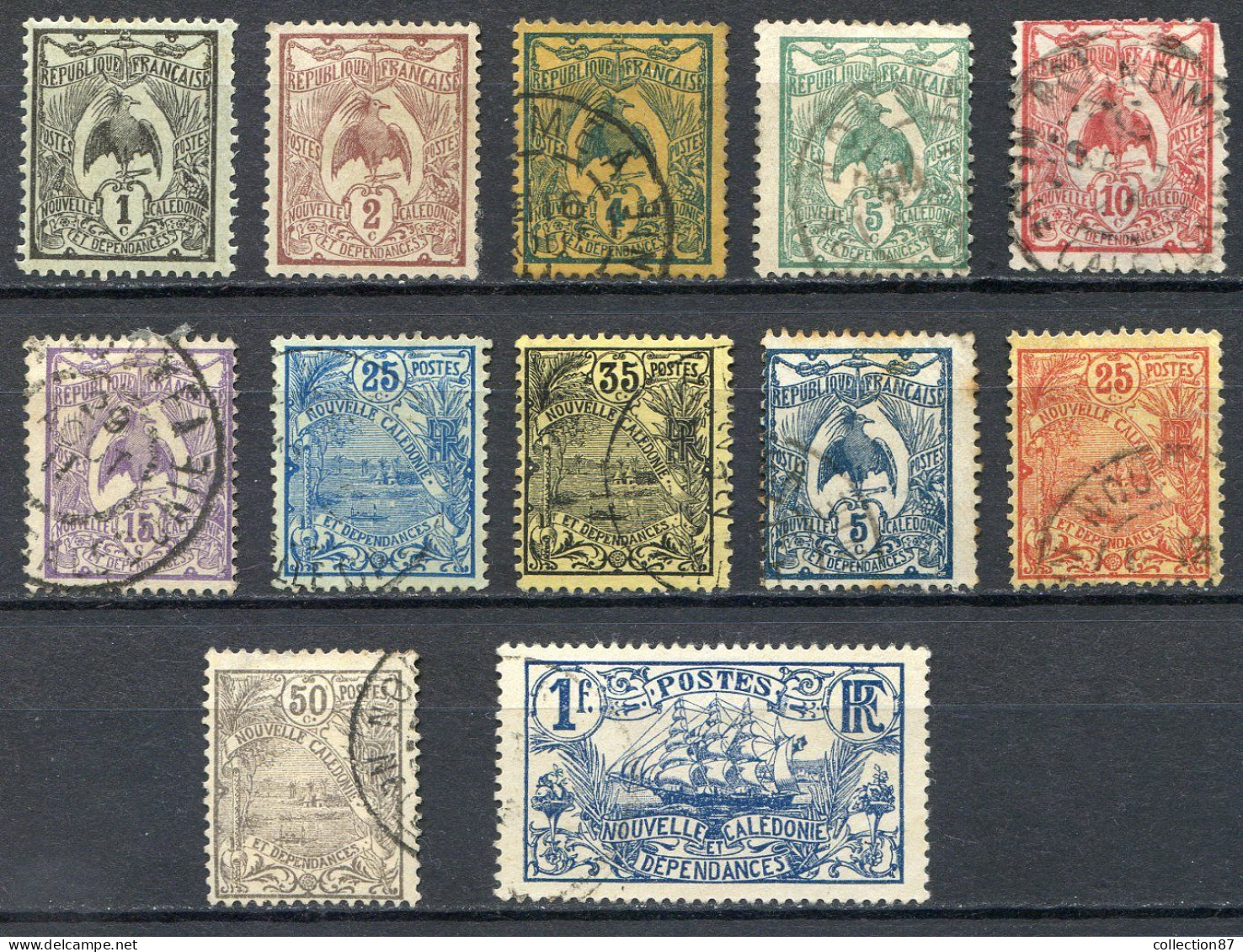 Réf 78 < NOUVELLE CALEDONIE < Yvert Entre N° 89 Et 125 Ø Oblitérés Ø Used - Collections, Lots & Series