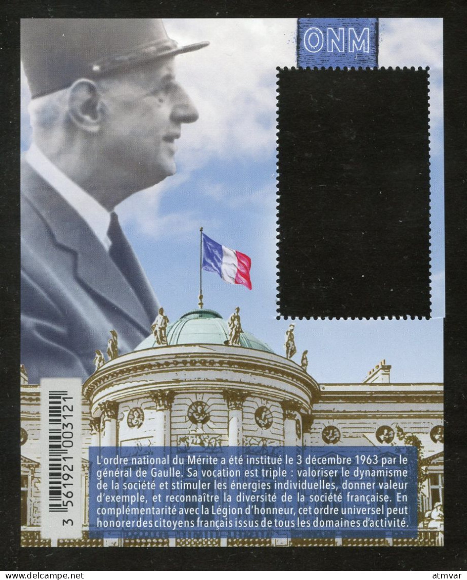 SAINT PIERRE ET MIQUELON (2023) Carte Maximum Card - 60ème Anniversaire Ordre National Du Mérite 1963-2023 - Maximumkarten