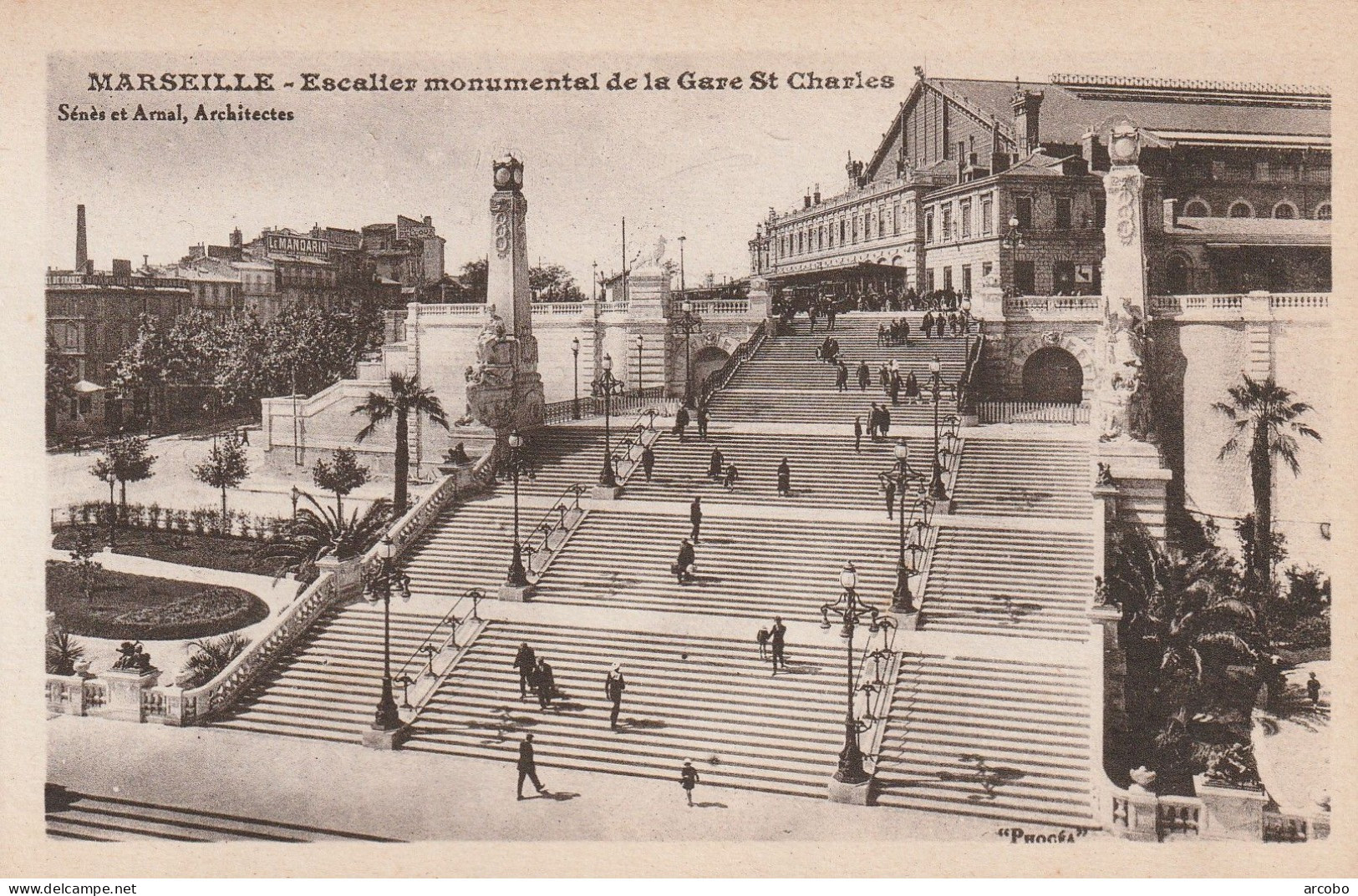 Marseille- Escalier De La Gare Charles - Quartier De La Gare, Belle De Mai, Plombières