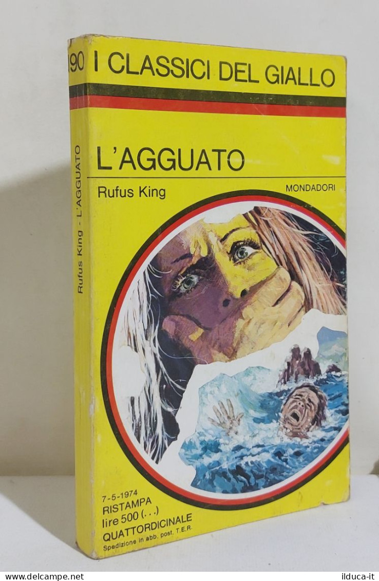 I116868 Classici Giallo Mondadori 90 - Rufus King - L'agguato - 1974 - Gialli, Polizieschi E Thriller