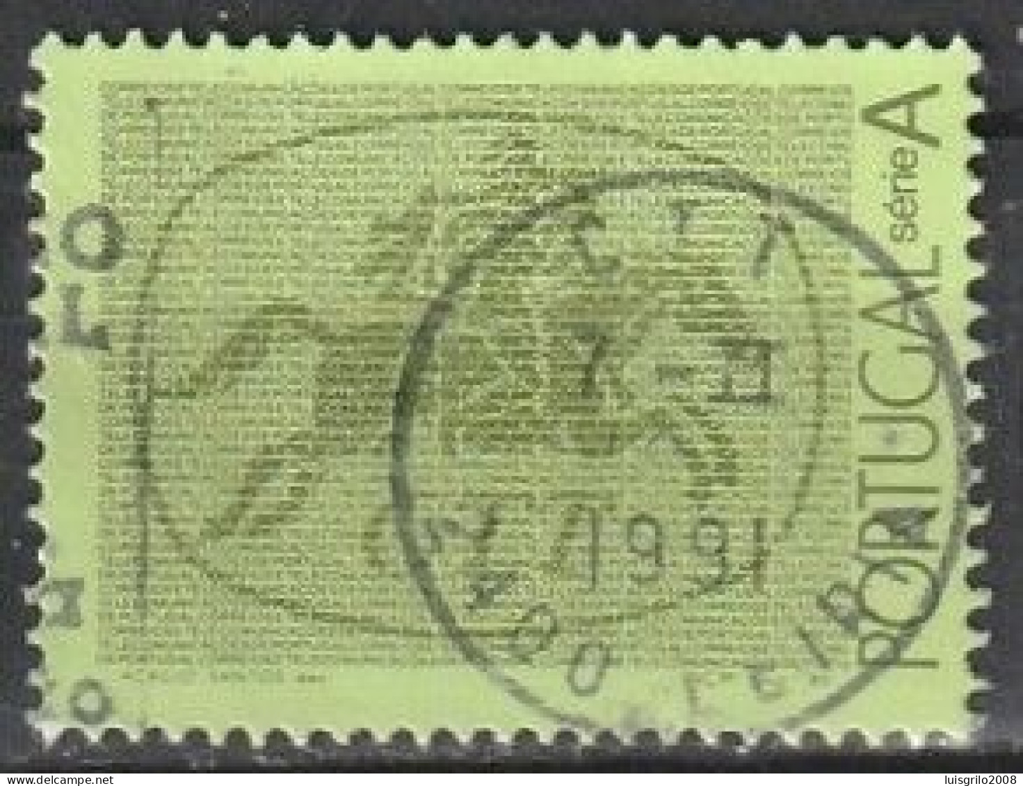 Portugal, 1985 - Selo Sem Taxa, Série A -|- Mundifil - 1744 . Marcofilia/ Marcophilie - Usado