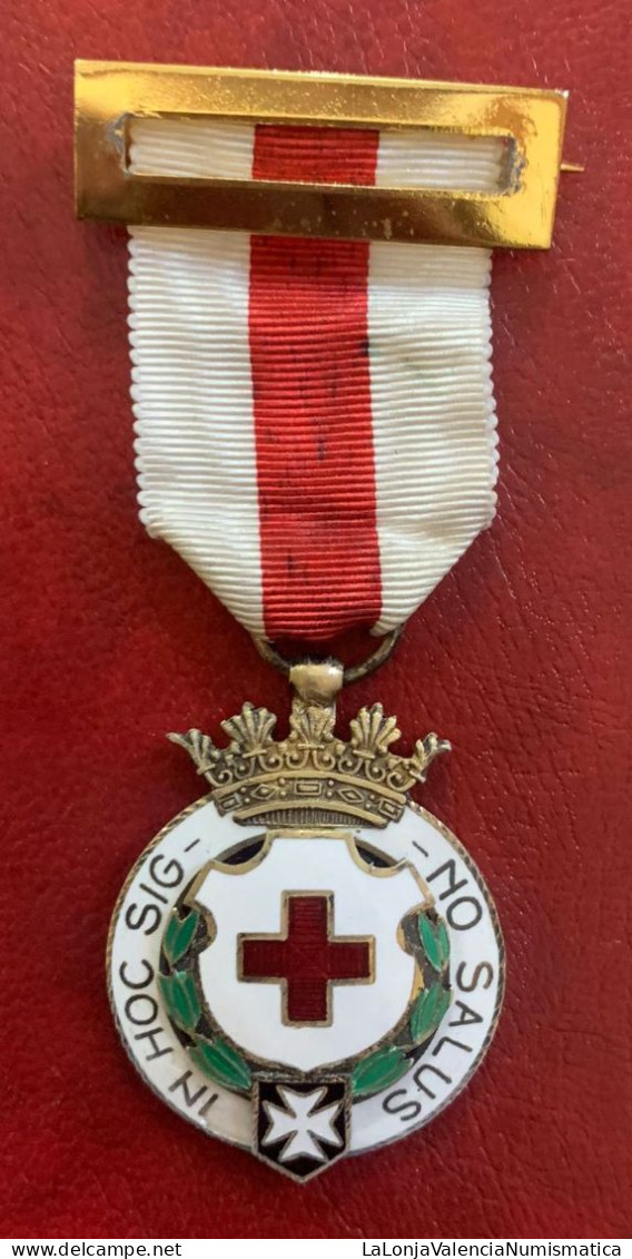 España Medalla Franco Cruz Roja 2ª Clase 1939 - 1975 - Autres & Non Classés