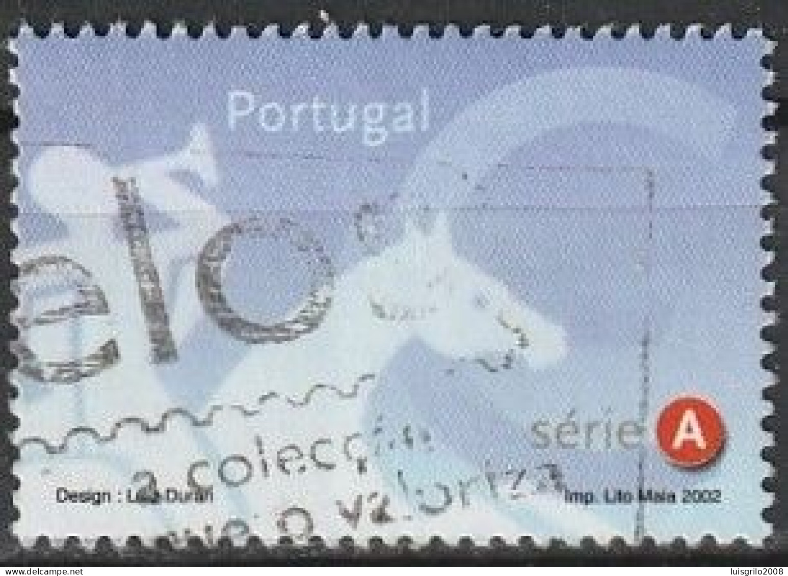 Portugal, 2002 - Selo Sem Taxa, Série A -|- Mundifil - 2842 - Oblitérés