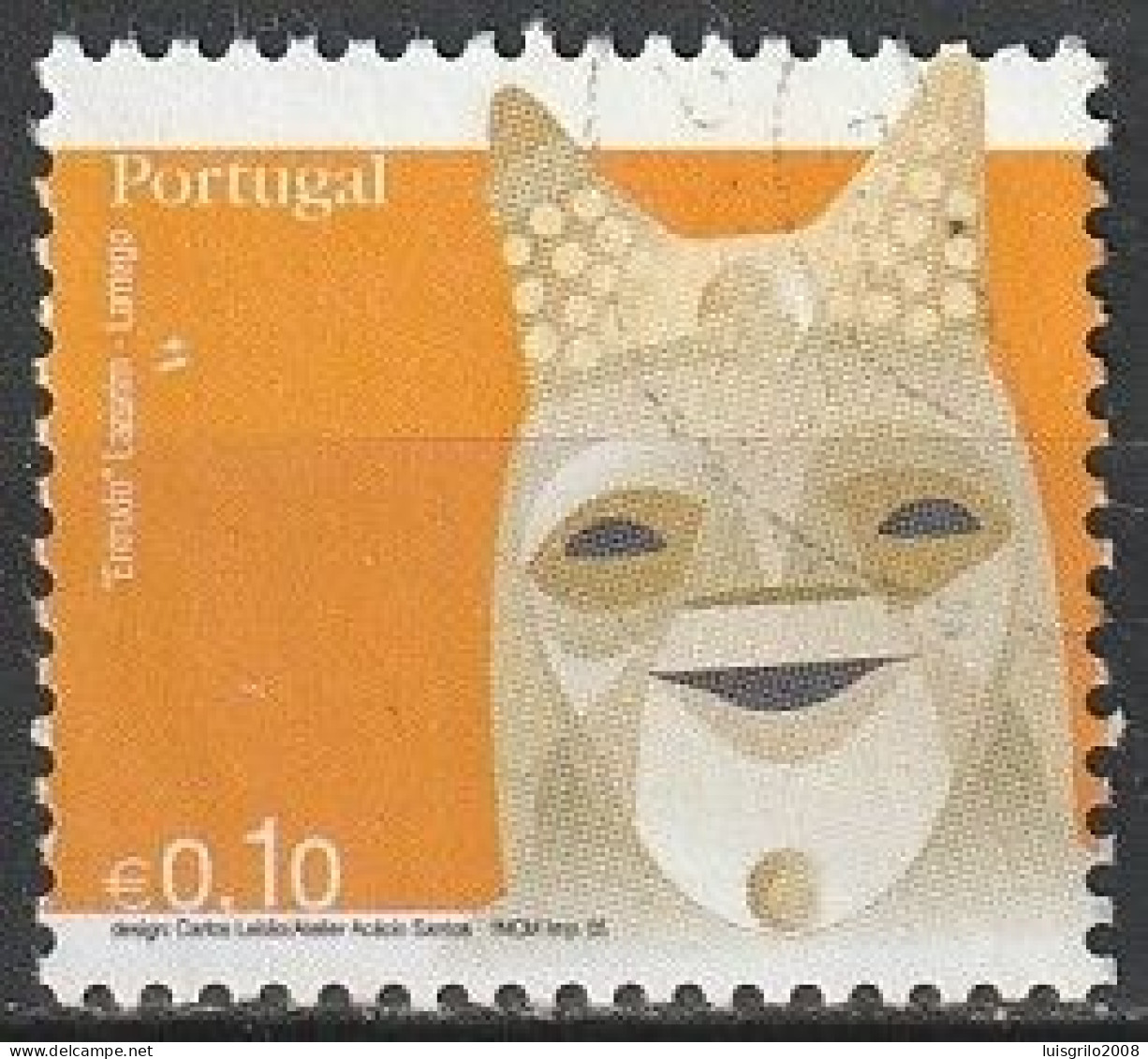 Portugal, 2005 - Máscaras De Portugal, €0,10 -|- Mundifil - 3198 - Oblitérés