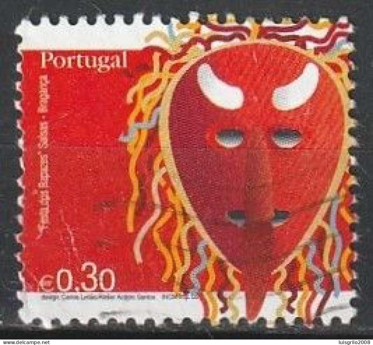 Portugal, 2005 - Máscaras De Portugal, €0,30 -|- Mundifil - 3199 - Gebraucht