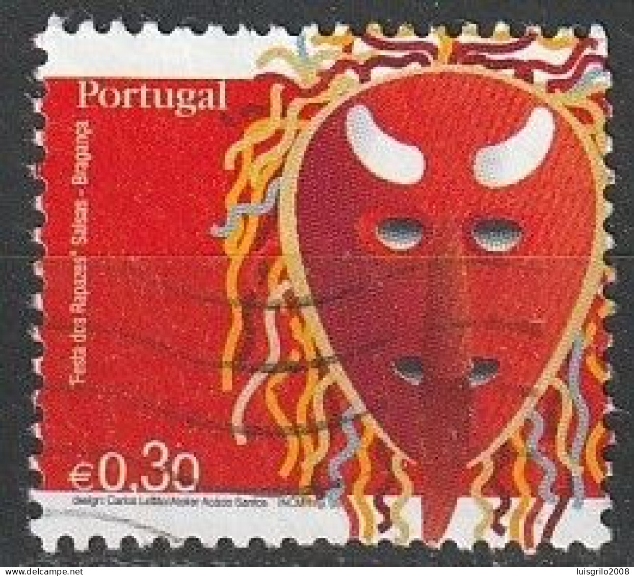 Portugal, 2005 - Máscaras De Portugal, €0,30 -|- Mundifil - 3199 - Usado