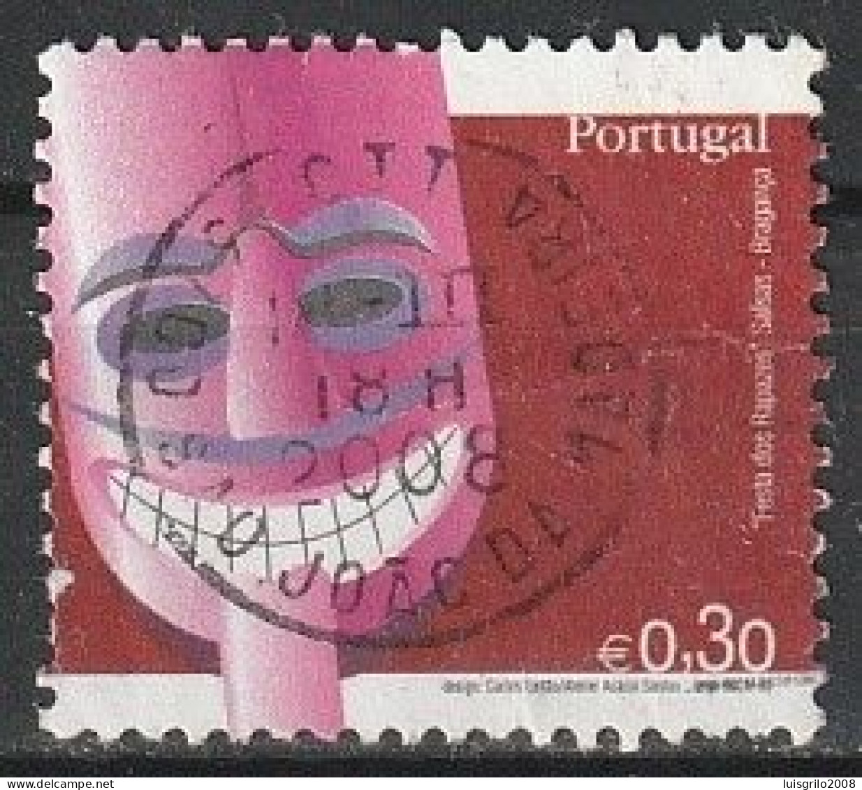 Portugal, 2006 - Máscaras De Portugal, €0,30 -|- Mundifil - 3423 - Usati