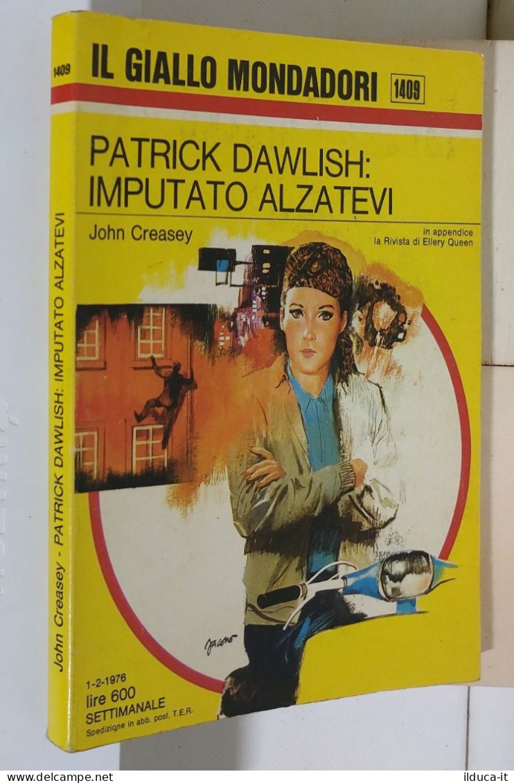 I116891 Classici Giallo Mondadori 1409 - Patrick Dawlish: Imputato Alzatevi 1978 - Thrillers