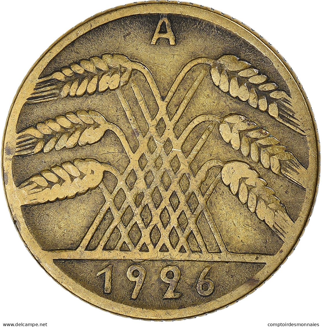 Monnaie, Allemagne, 10 Reichspfennig, 1926 - 10 Renten- & 10 Reichspfennig