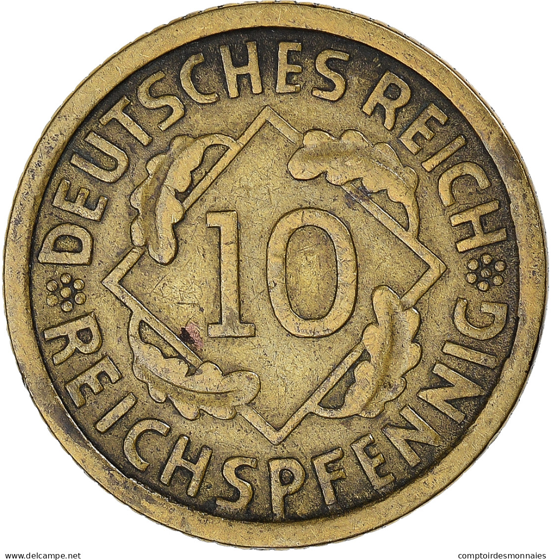 Monnaie, Allemagne, 10 Reichspfennig, 1926 - 10 Renten- & 10 Reichspfennig