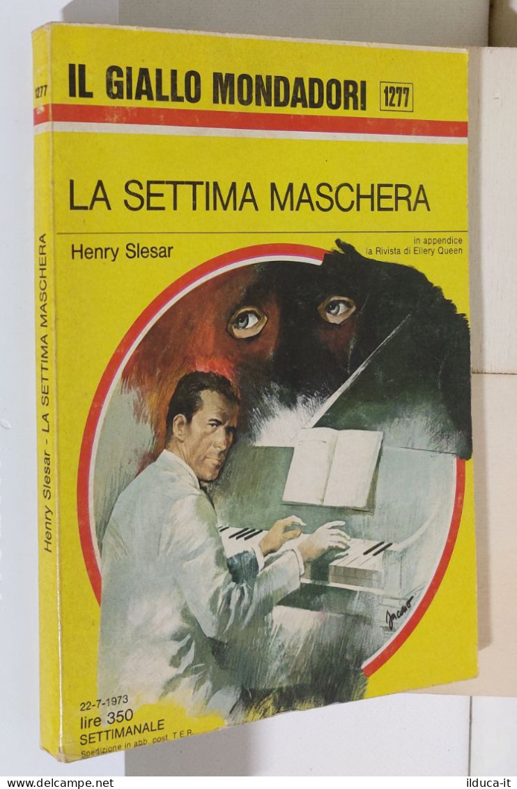 I116896 Classici Giallo Mondadori 1277 - Henry Slesar - La Settima Maschera 1973 - Policiers Et Thrillers