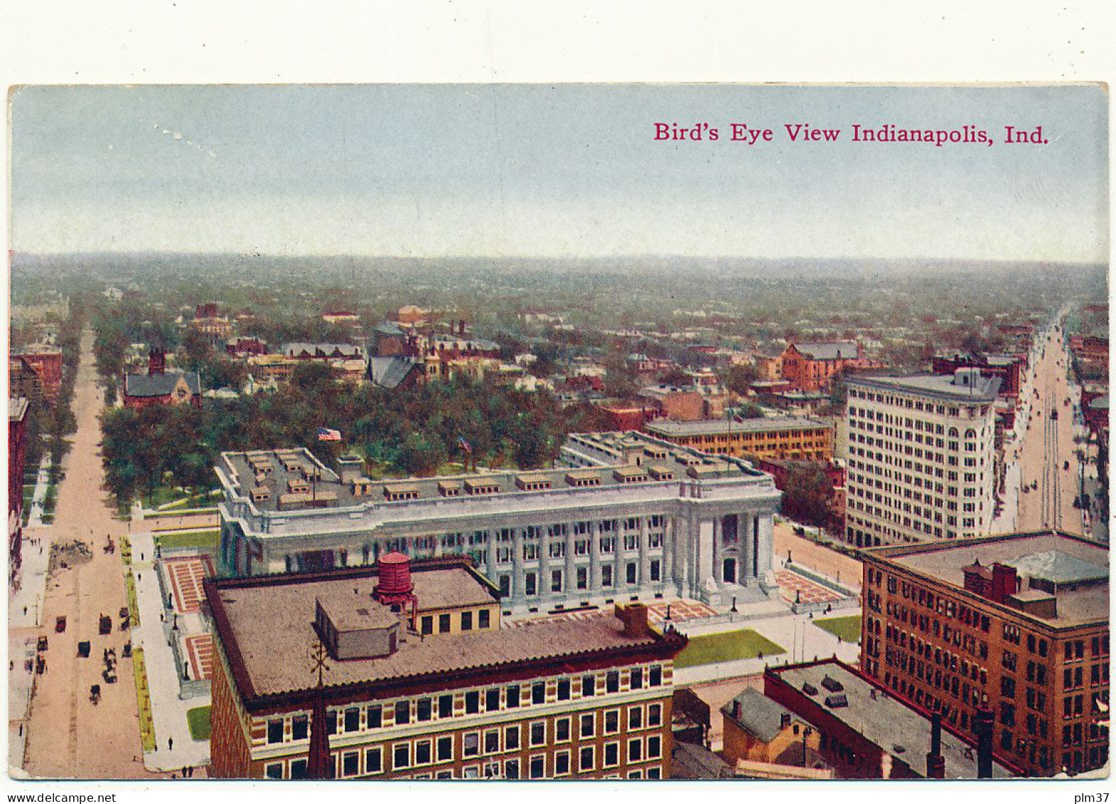 INDIANAPOLIS, IN - Bird's Eye View - Indianapolis