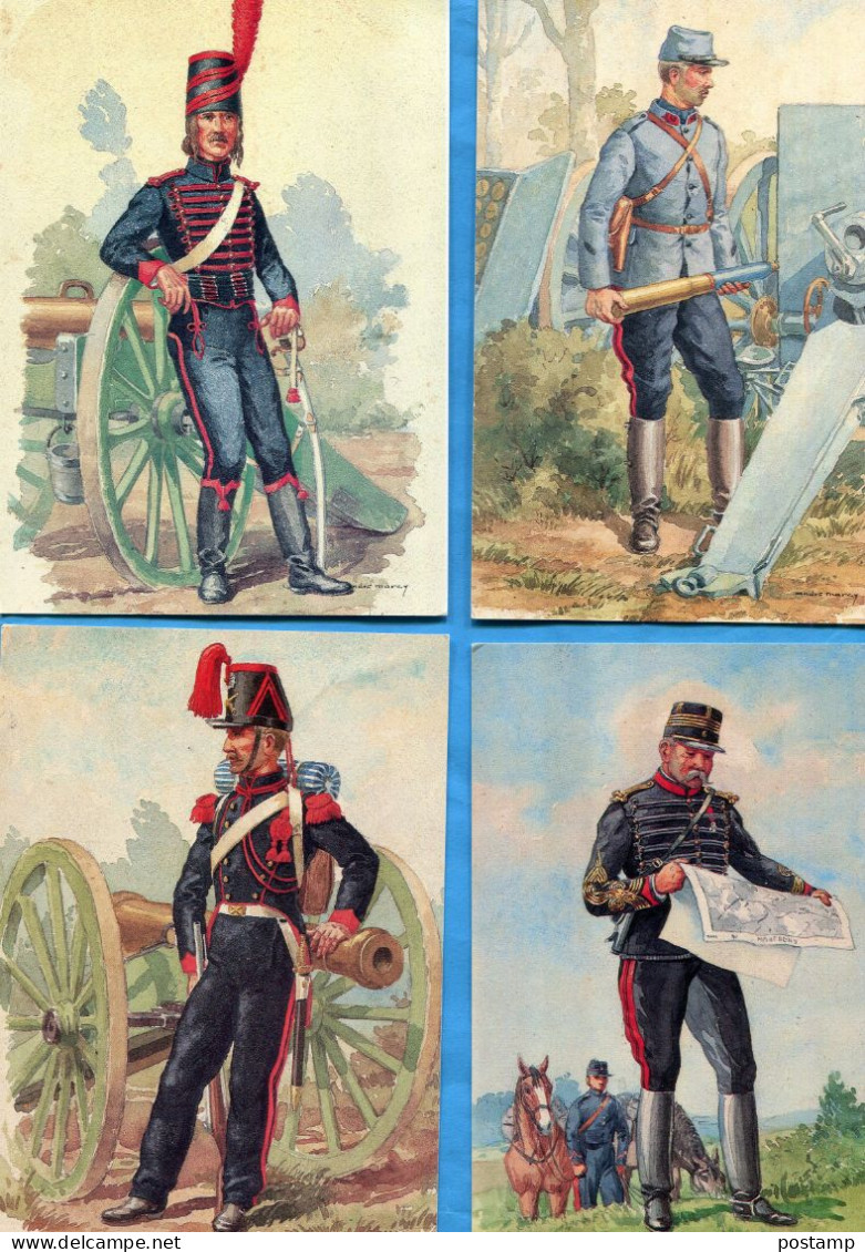 4 SUPERBES  Cartes Neuves "DRAGUIGNAN"musée Du Canon  Et Artilleries-1789+1885+1840+1915 - Collezioni E Lotti