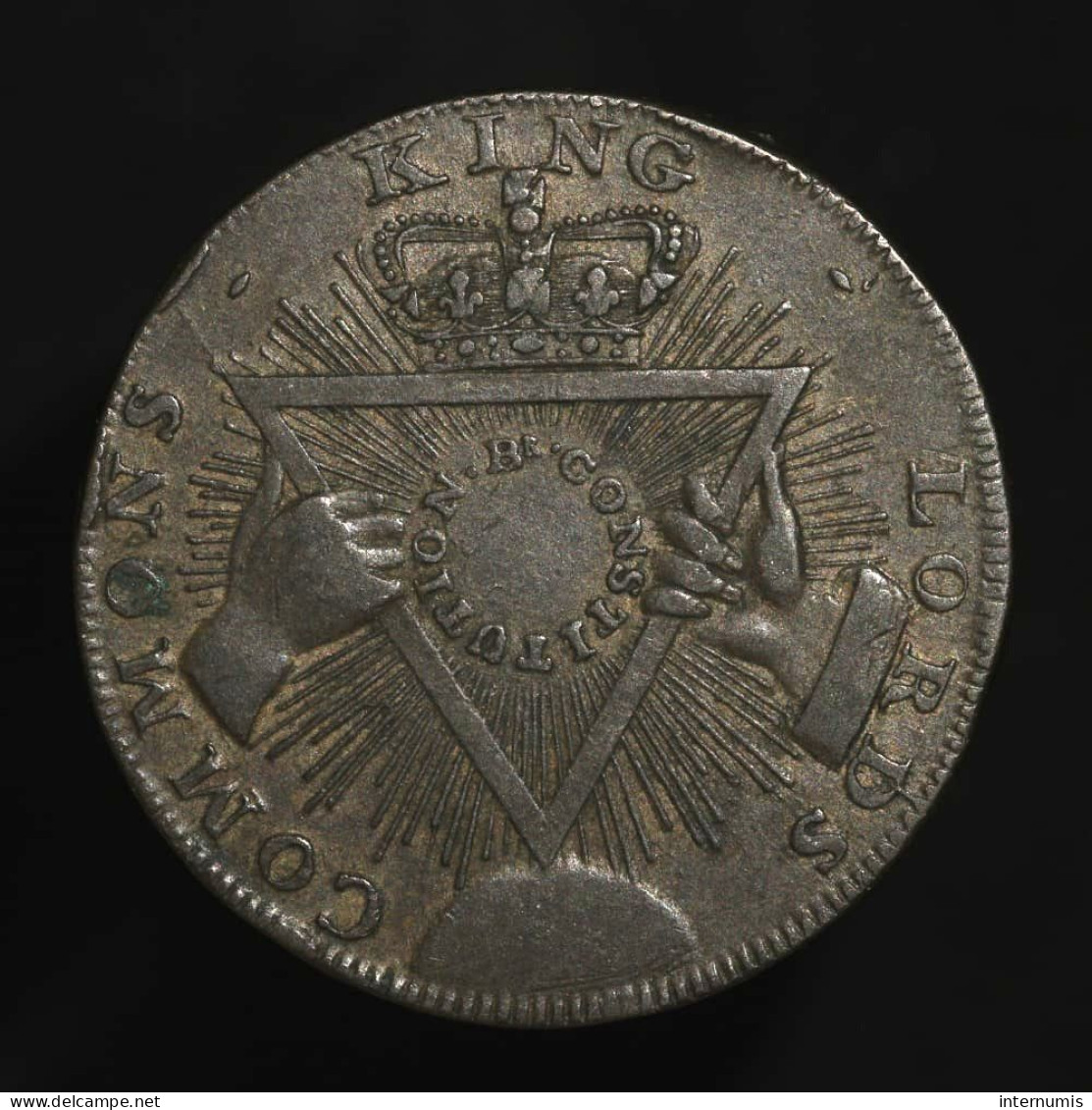 Grande-Bretagne / United Kingdom, SISE LANE - HALFPENNY, 1/2 Penny, 1795, Cuivre (Copper), TTB (EF), KM#DH#295 - Professionals/Firms