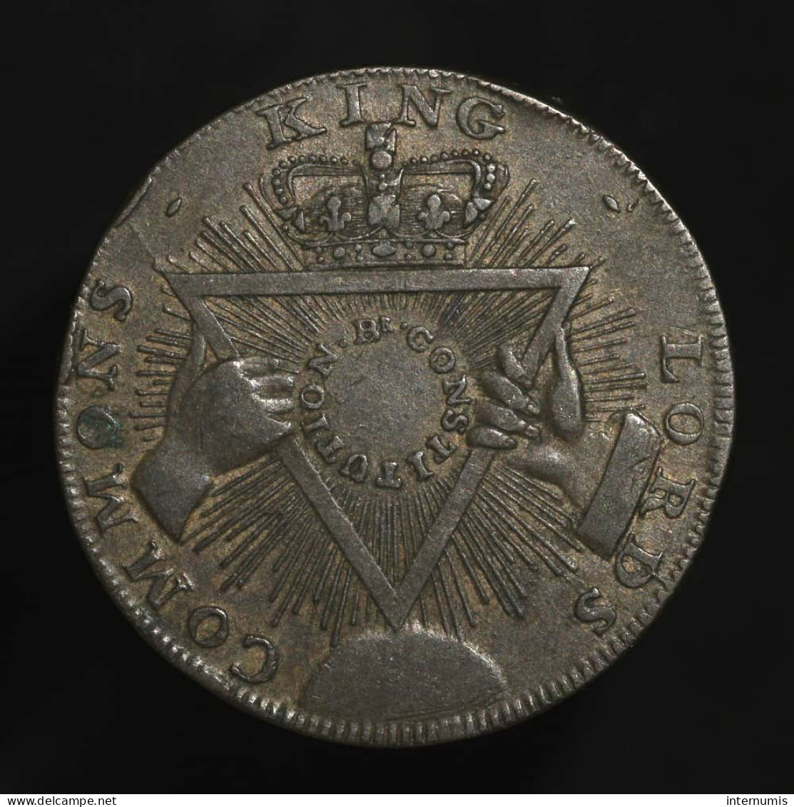 Grande-Bretagne / United Kingdom, SISE LANE - HALFPENNY, 1/2 Penny, 1795, Cuivre (Copper), TTB (EF), KM#DH#295 - Professionali/Di Società