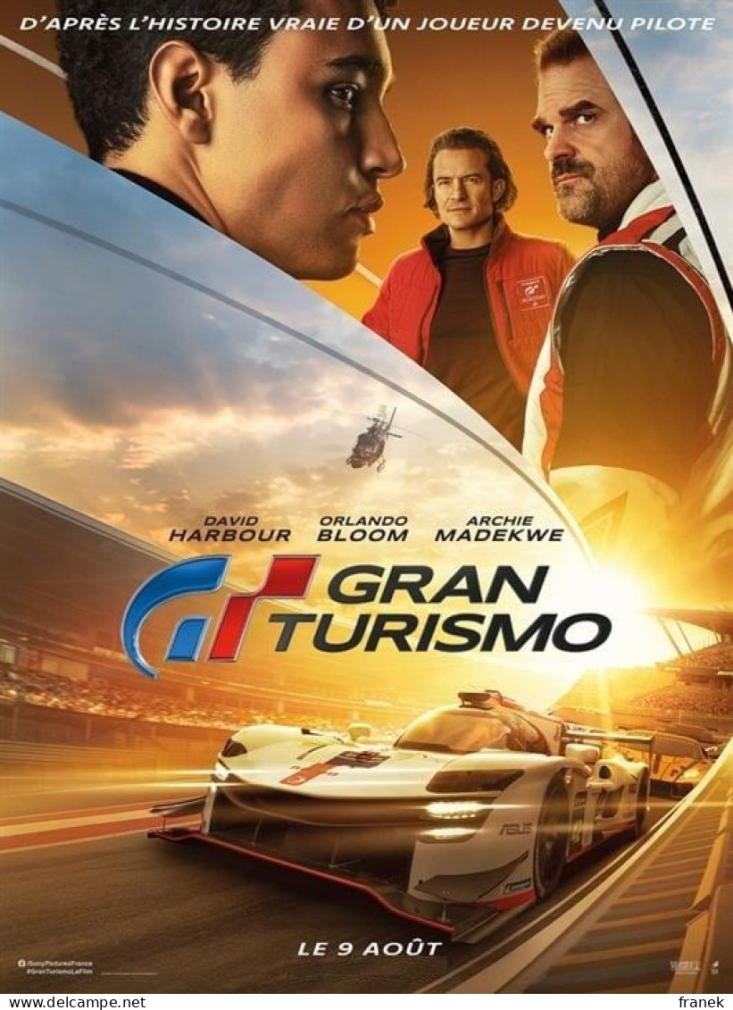 Affiche De Cinéma " GRAN TURISMO " - Format 40X60Cm - Affiches & Posters