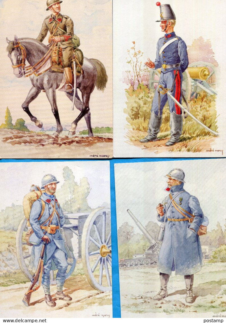 4 SUPERBES  Cartes Neuves "DRAGUIGNAN"musée Du Canon  Et Artilleries-1865+1908+1918+1939 - Collections & Lots