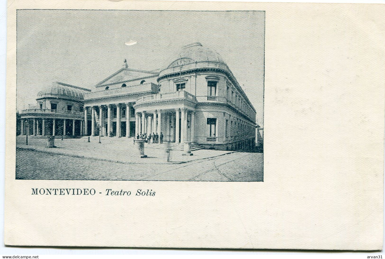 MONTEVIDEO - TEATRO SOLIS  - TARJETA PRECURSOR  - - Uruguay