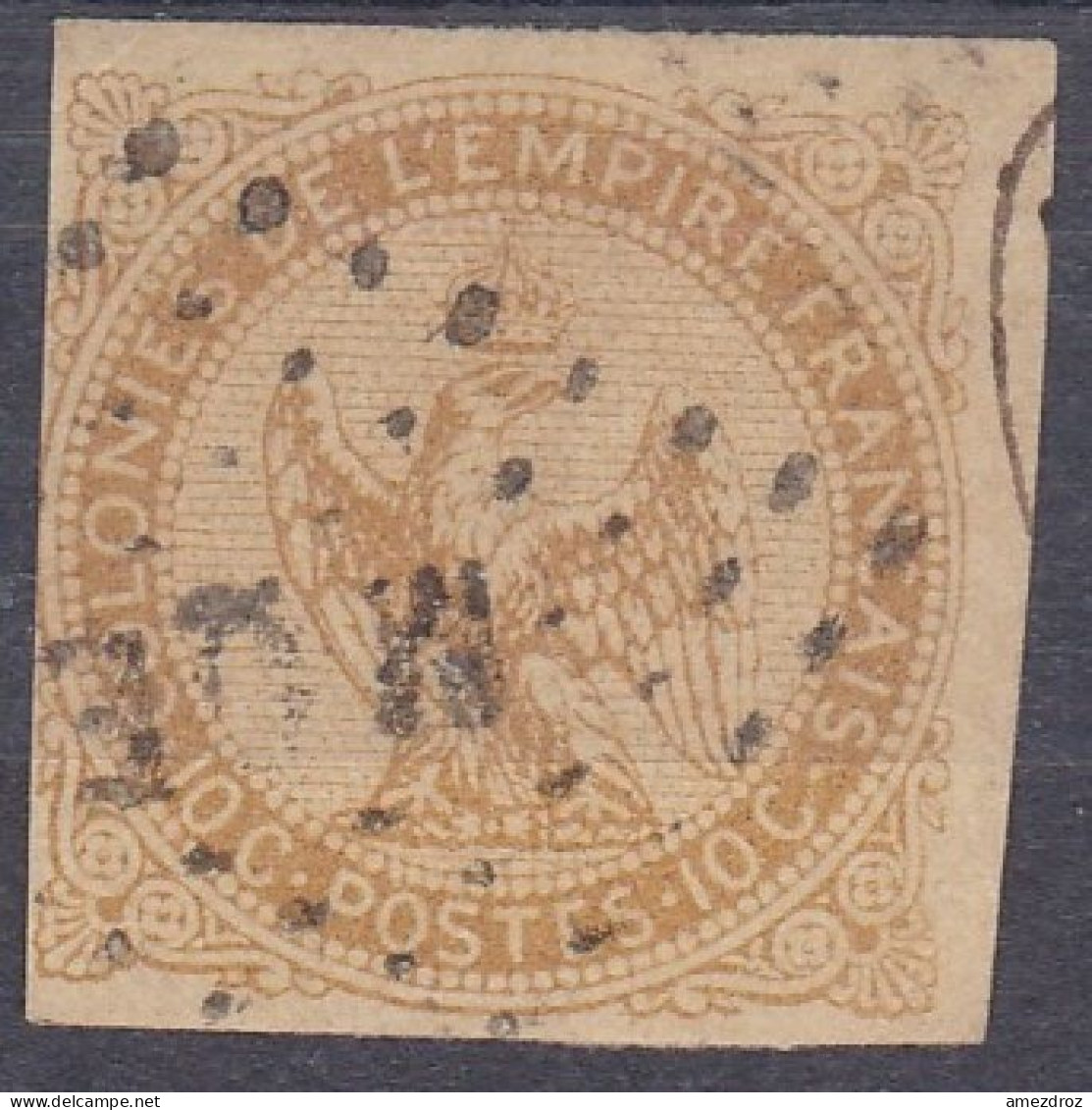 Colonie Générale 1859 -1865 N° 5 Aigle Martinique  (J16) - Eagle And Crown