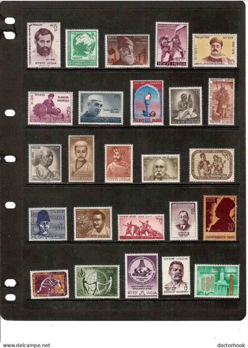 INDIA---Collection Of MINT NEVER HINGED DL-1285 - Collections (sans Albums)