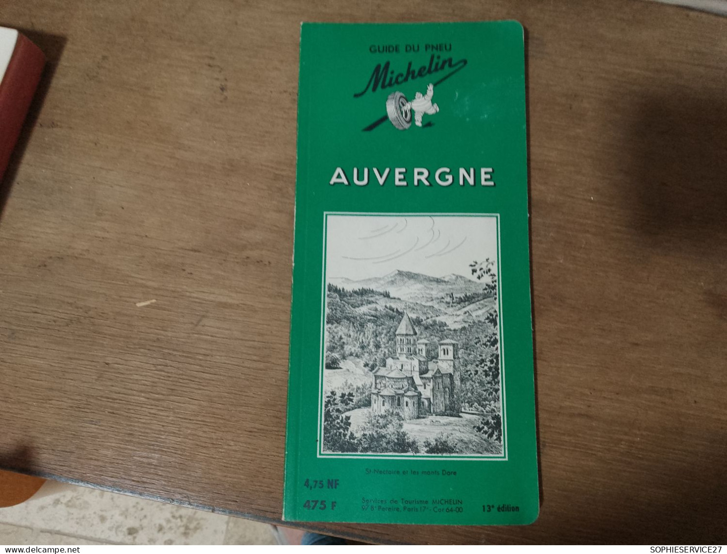 139 //  GUIDE MICHELIN / AUVERGNE 1959 - Michelin (guide)