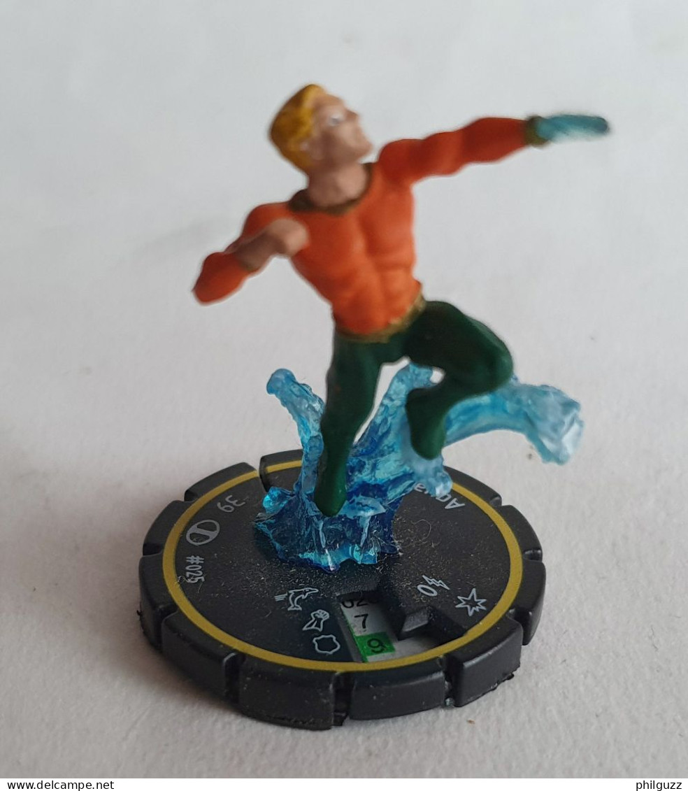 FIGURINE HEROCLIX DC AQUAMAN Rareté 3 Socle JAUNE - Batman