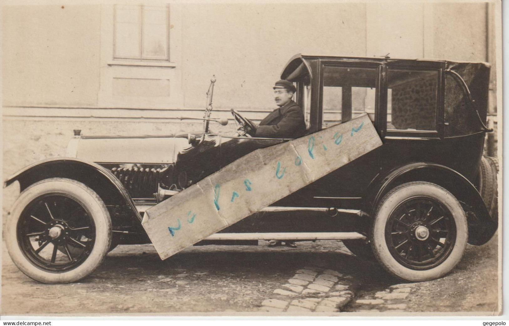 BRUNOY - Vincent ? Au Volant D'une Belle Automobile ( Carte Photo 13,1 Cm X 8,2 Cm  ) - Brunoy