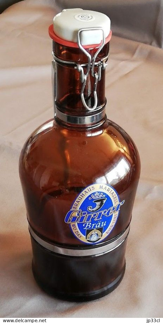 Bouteille Géante (Flasche, 2 Litres) De La Bière Girrer Bräu (Bräuhaus Mariazell), Autriche (Bouteille Vide !) - Bier