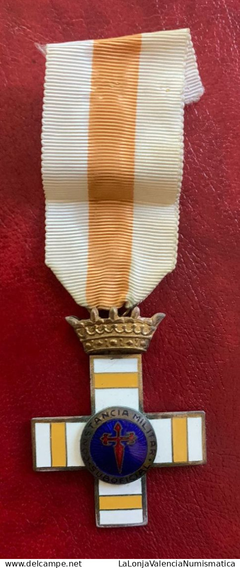 España Medalla Franco Cruz Pensionada Constancia Suboficial 1958 - Otros & Sin Clasificación