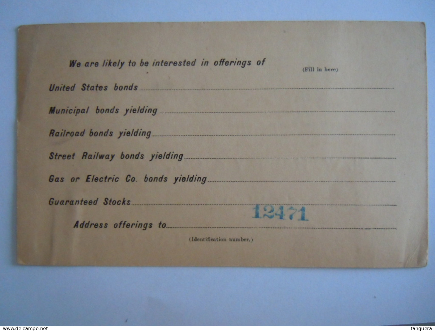 USA ? Scott UX14 Postal Card To Halsey Bankers New York City Not Circulated Entier Ganzsache - ...-1900