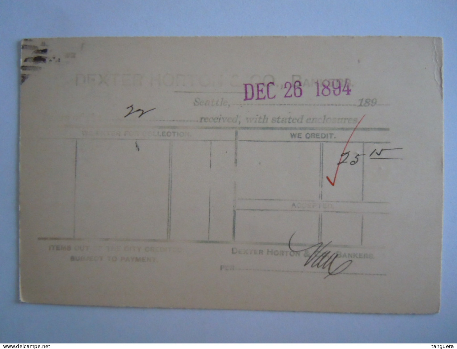 USA Dec 1894 Scott UX12 Postal Card Seatle To Helena Mont Entier Ganzsache - ...-1900