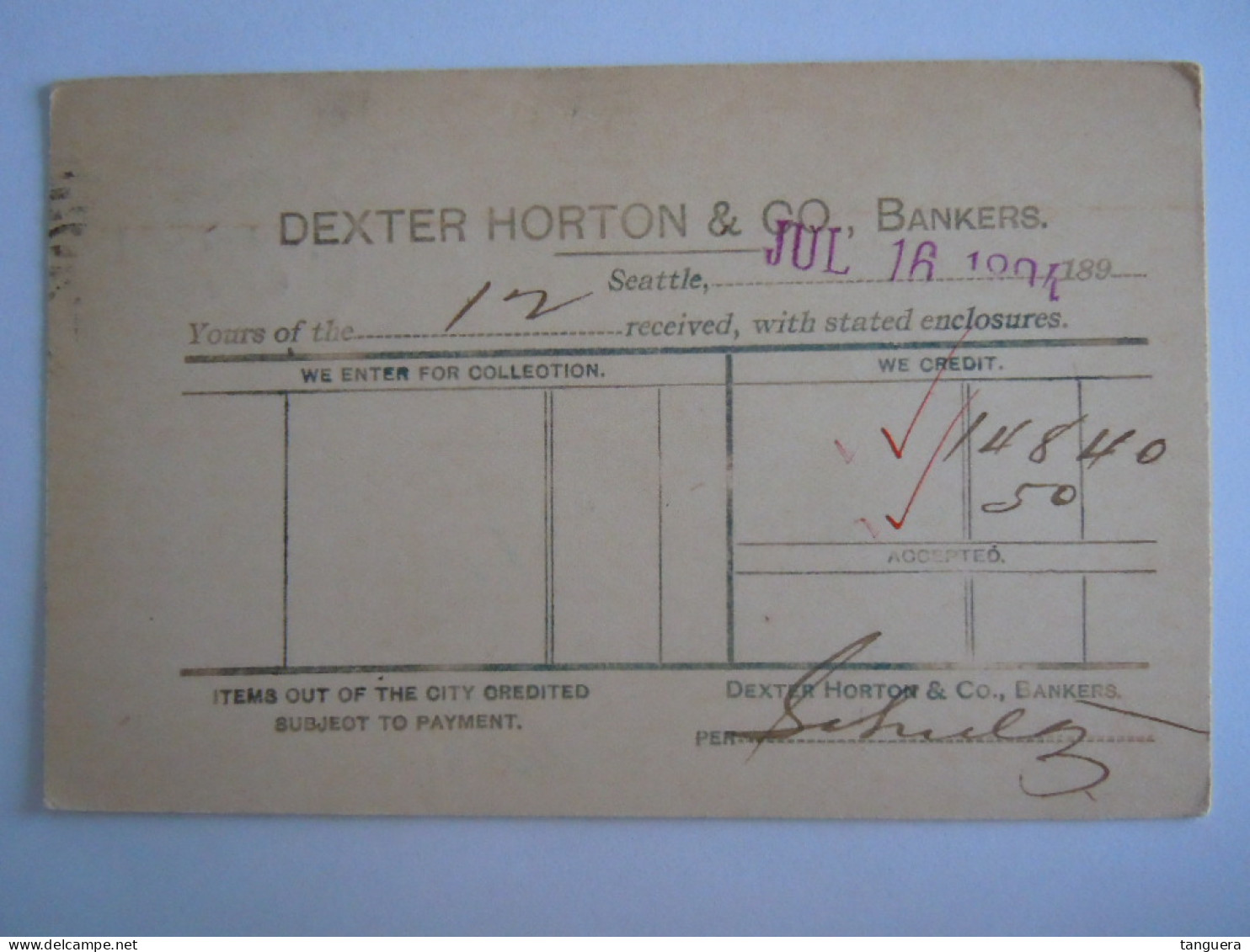 USA Jul 1894 Scott UX12 Postal Card Seatle To Helena Mont Entier Ganzsache - ...-1900