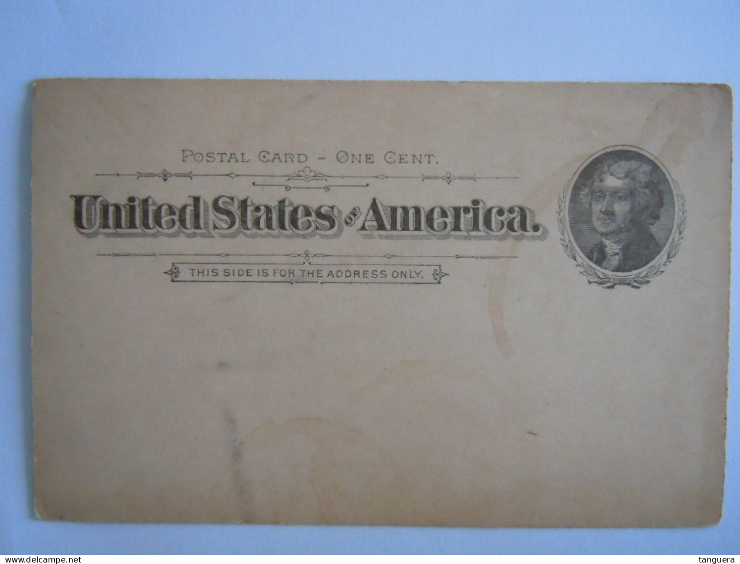 USA Scott UX12 Postal Card Entier Ganzsache Mint Little Dirty Un Peu Sale - ...-1900